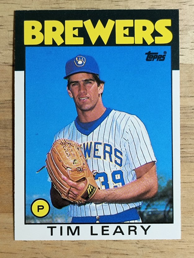 1986 Topps Traded #64T Tim Leary