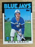 1986 Topps Traded #63T Rick Leach