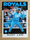1986 Topps Traded #62T Rudy Law