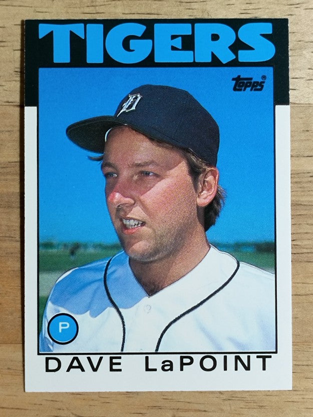 1986 Topps Traded #61T Dave LaPoint