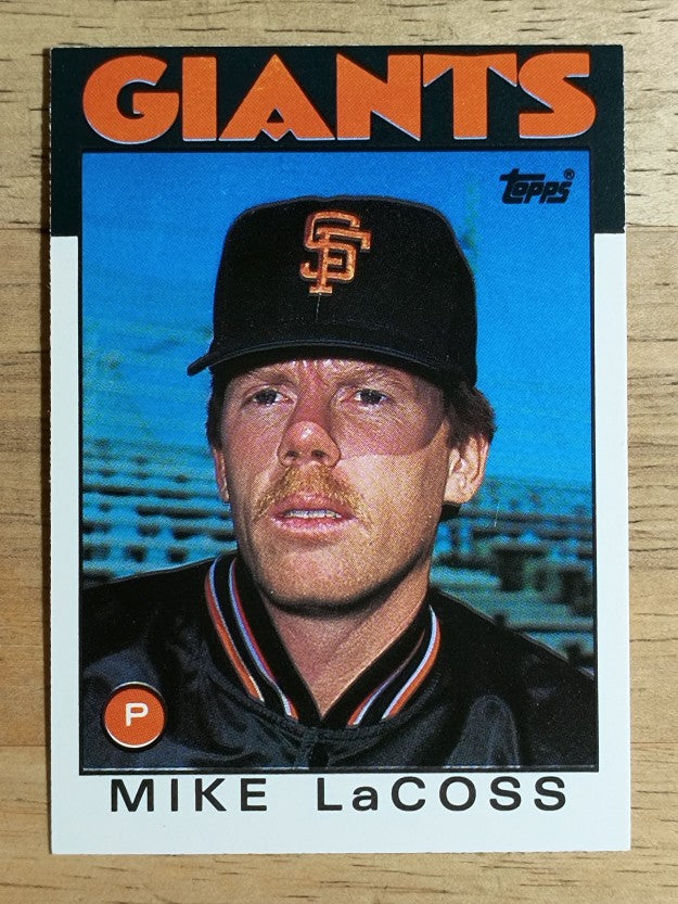 1986 Topps Traded #57T Mike LaCoss
