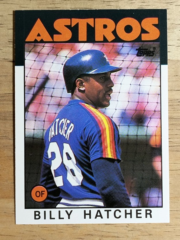1986 Topps Traded #45T Billy Hatcher