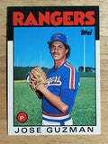 1986 Topps Traded #43T Jose Guzman XRC