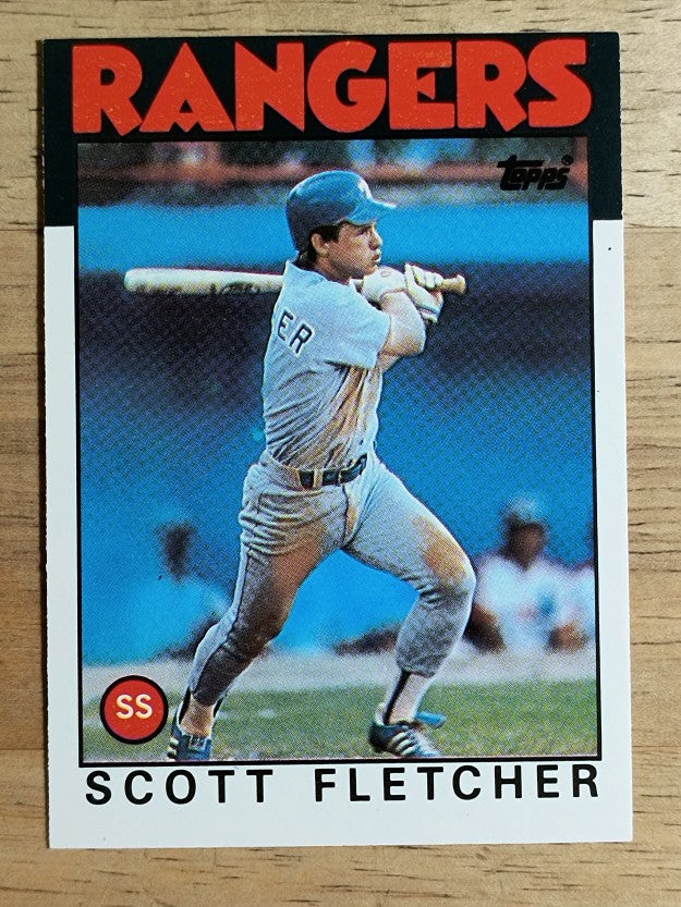1986 Topps Traded #36T Scott Fletcher