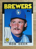 1986 Topps Traded #31T Rob Deer