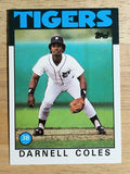 1986 Topps Traded #26T Darnell Coles