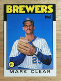 1986 Topps Traded #25T Mark Clear