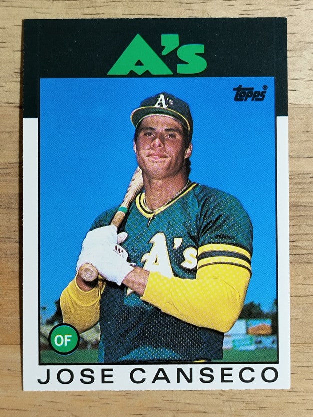 1986 Topps Traded #20T Jose Canseco XRC