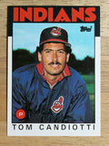 1986 Topps Traded #18T Tom Candiotti