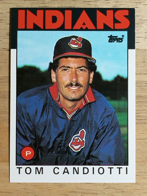 1986 Topps Traded #18T Tom Candiotti