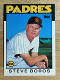 1986 Topps Traded #15T Steve Boros MG