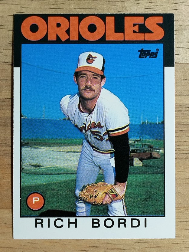 1986 Topps Traded #14T Rich Bordi