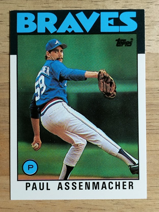 1986 Topps Traded #4T Paul Assenmacher
