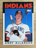 1986 Topps Traded #1T Andy Allanson XRC
