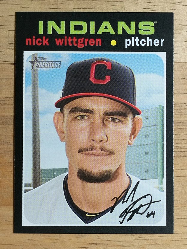 2020 Topps Heritage #252 Nick Wittgren RC