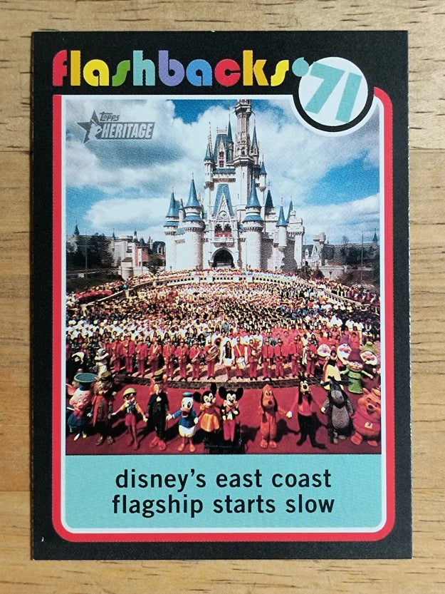 2020 Topps Heritage News Flashbacks #NF1 Walt Disney World opens