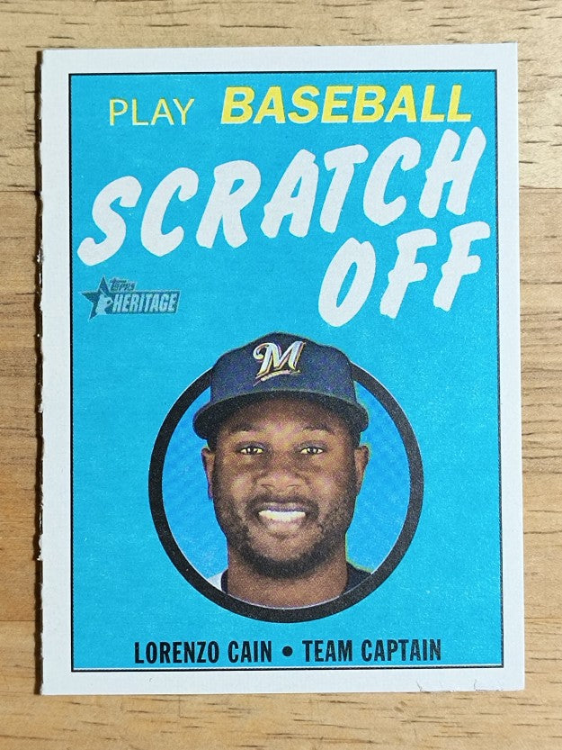2019 Topps Heritage '70 Topps Scratch Offs #6 Lorenzo Cain
