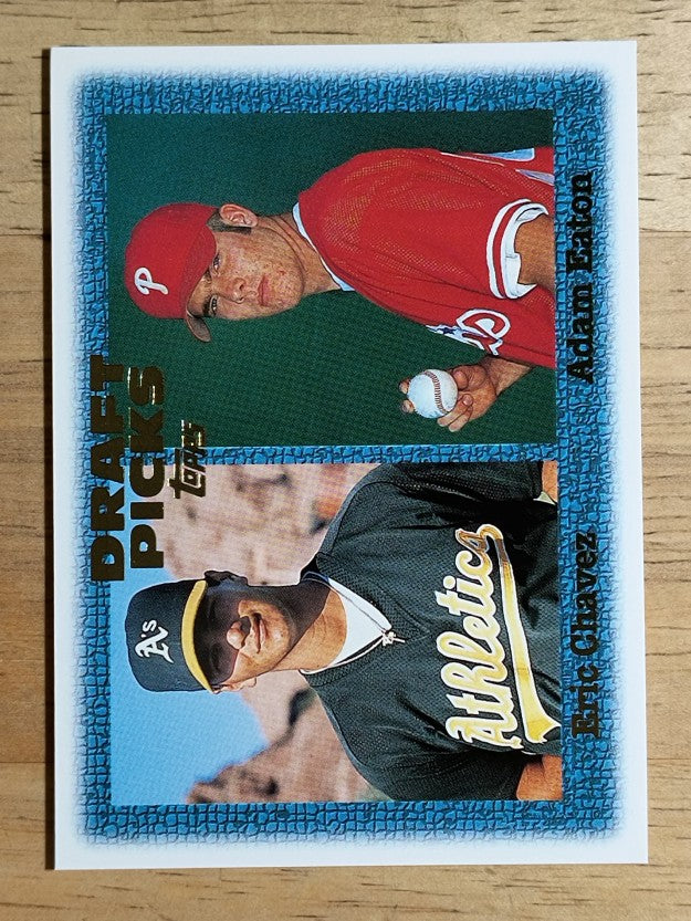 1997 Topps #479 Eric Chavez/Adam Eaton RC