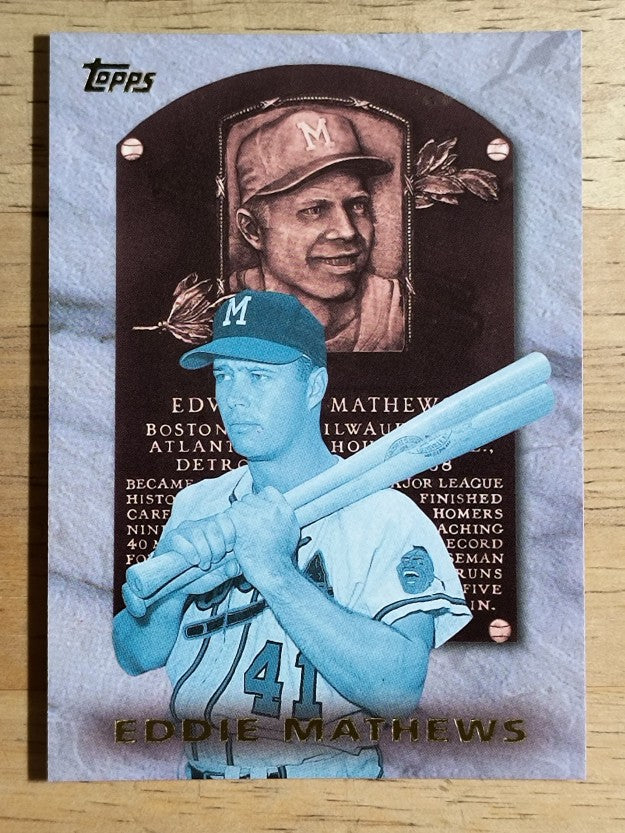 1999 Topps Hall of Fame Collection #HOF5 Eddie Mathews