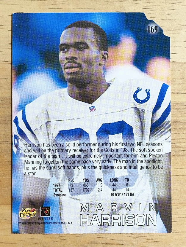 1998 Absolute Retail #169 Marvin Harrison