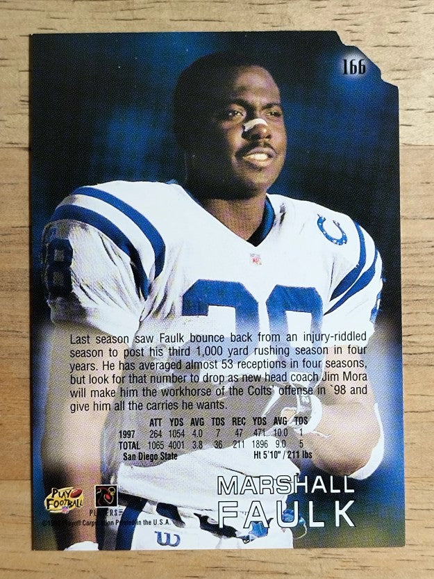 1998 Absolute Retail #166 Marshall Faulk