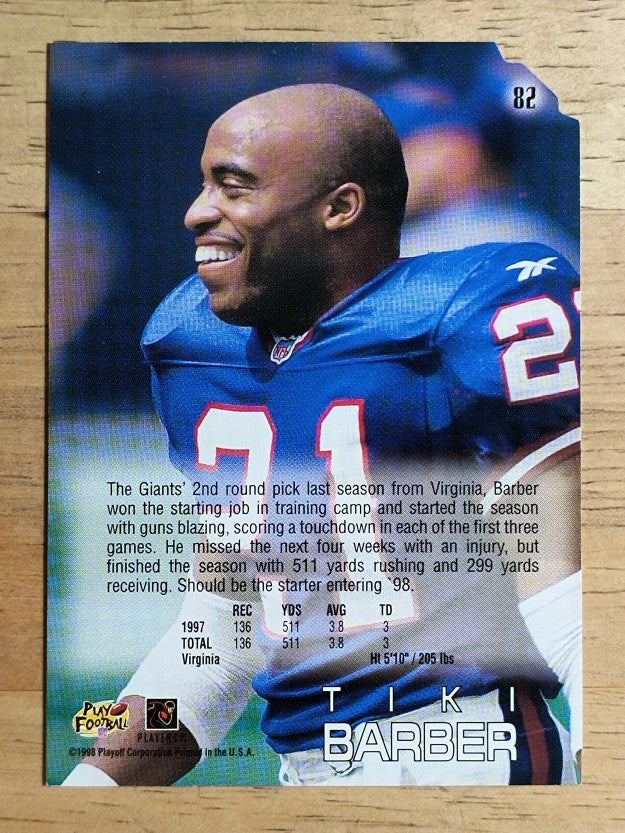 1998 Absolute Retail #82 Tiki Barber