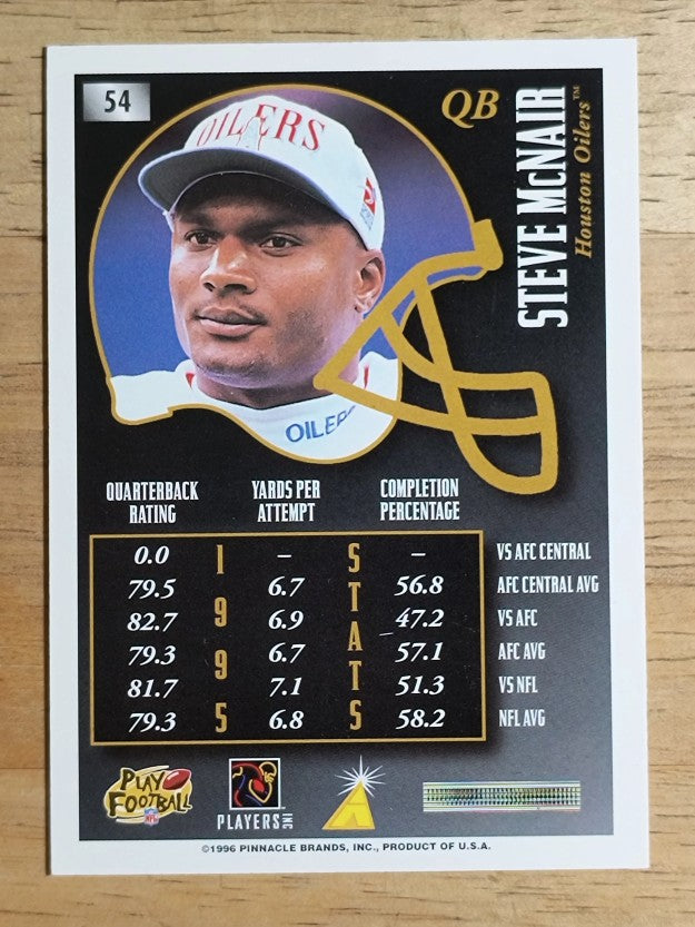 1996 Summit #54 Steve McNair