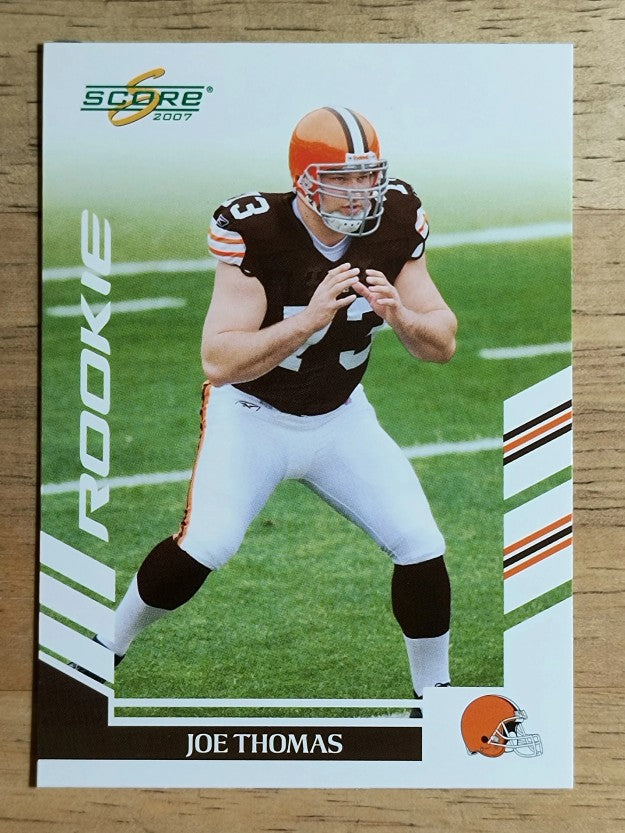 2007 Score #355 Joe Thomas RC