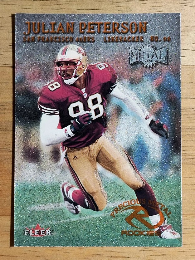 2000 Metal #219 Julian Peterson RC