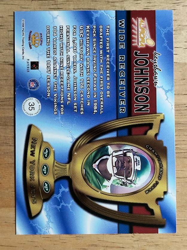 1998 Aurora Championship Fever #35 Keyshawn Johnson