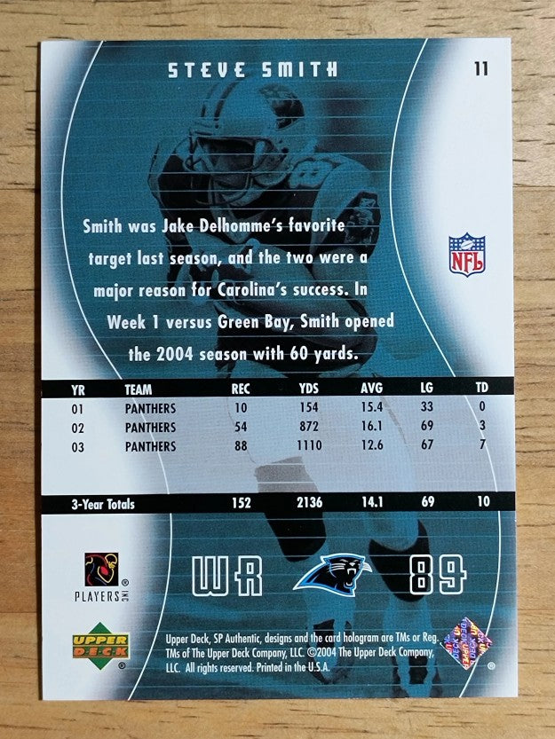 2004 SP Authentic #11 Steve Smith