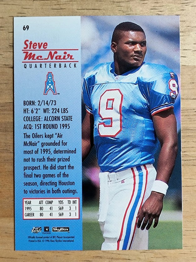1996 SkyBox Premium #69 Steve McNair