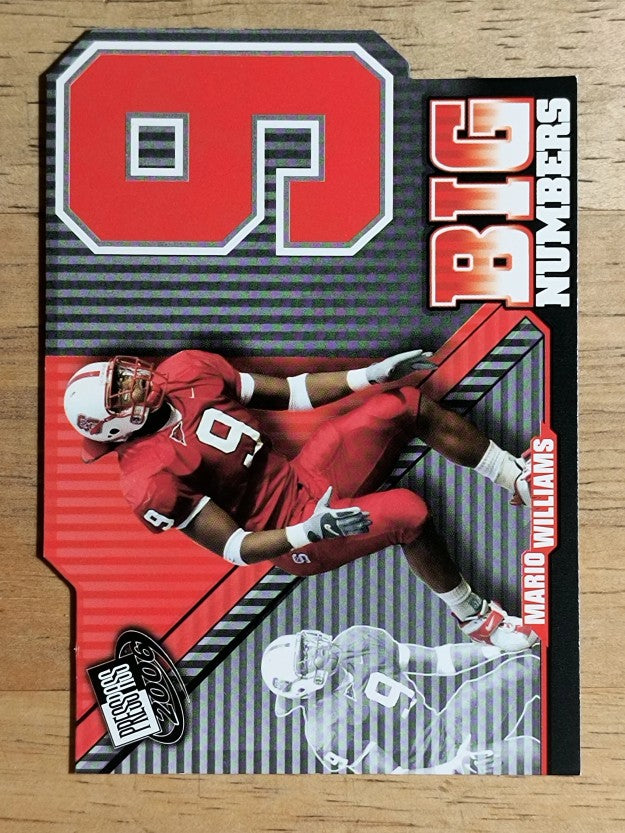 2006 Press Pass Big Numbers #BN14 Mario Williams