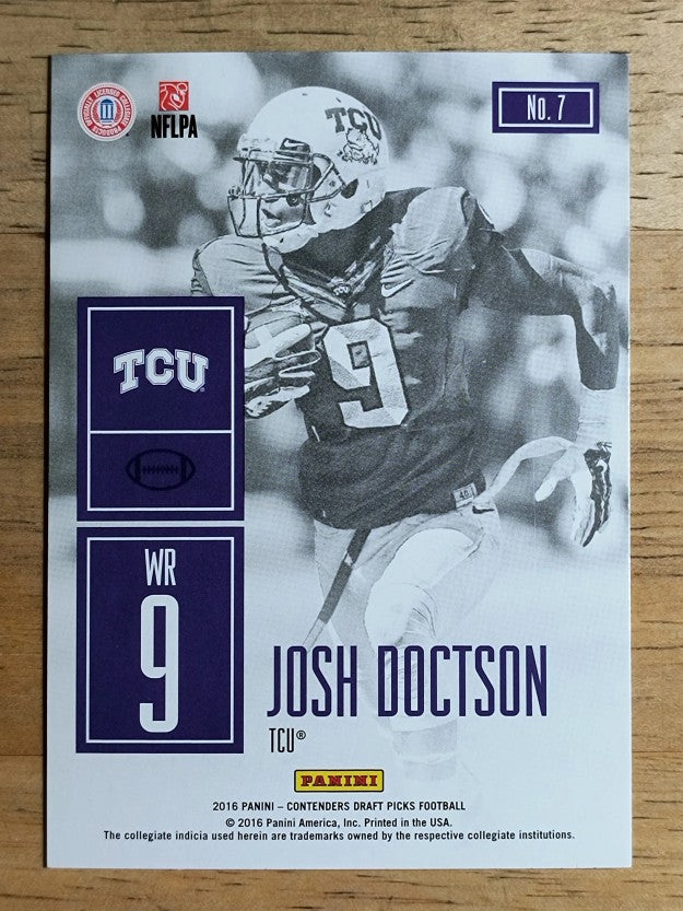 2016 Panini Contenders Draft Picks Game Day Tickets #7 Josh Doctson