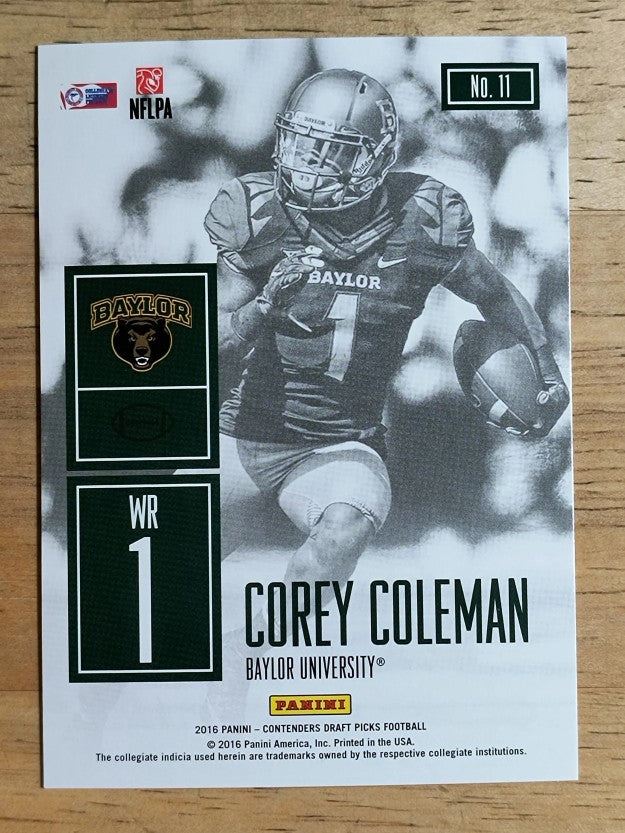 2016 Panini Contenders Draft Picks Game Day Tickets #11 Corey Coleman