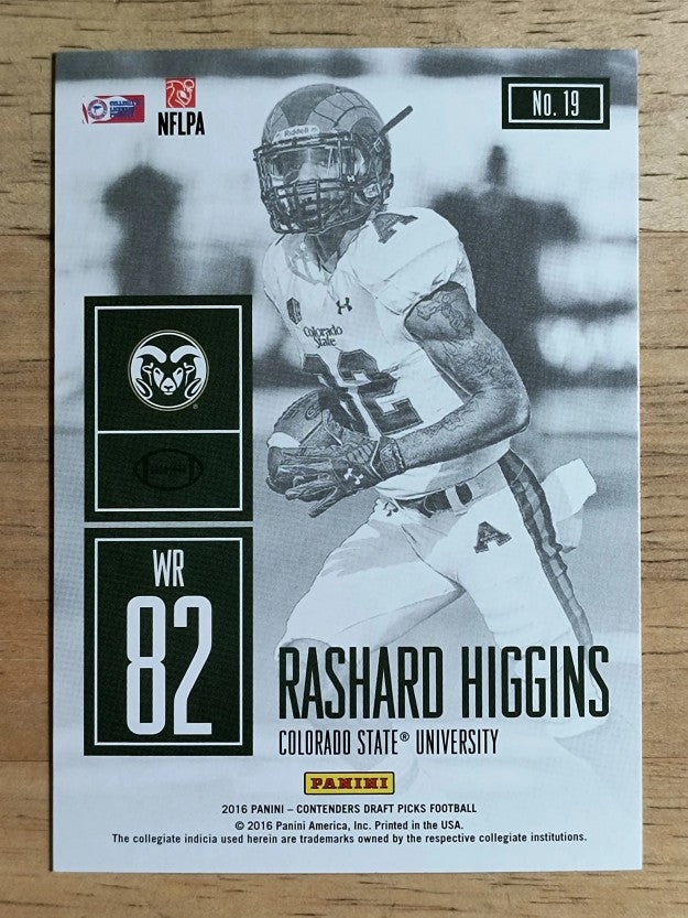 2016 Panini Contenders Draft Picks Game Day Tickets #19 Rashard Higgins