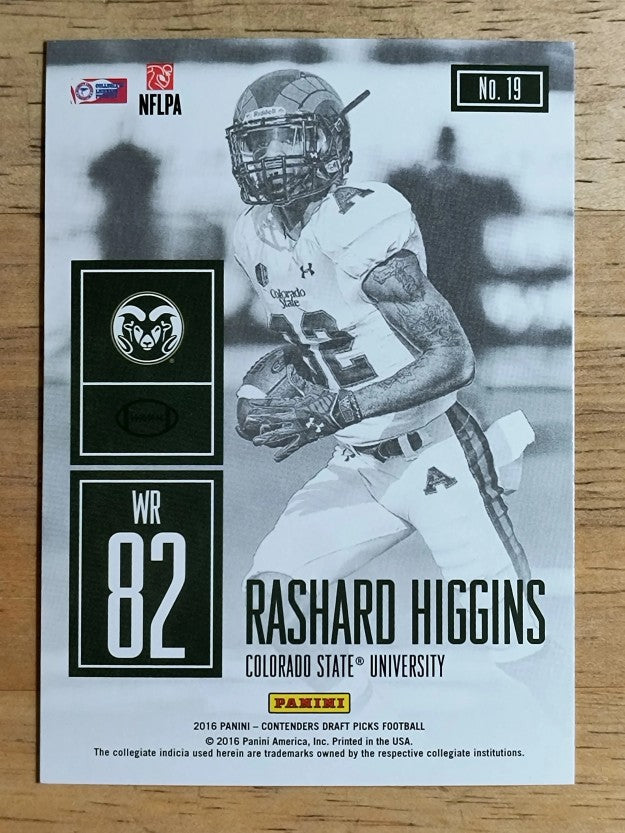 2016 Panini Contenders Draft Picks Game Day Tickets #19 Rashard Higgins