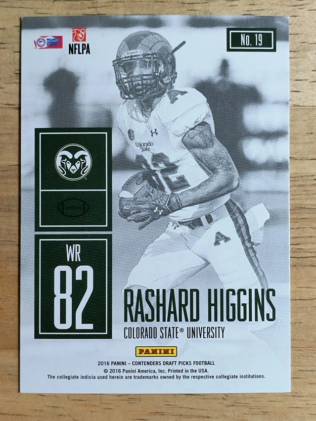 2016 Panini Contenders Draft Picks Game Day Tickets #19 Rashard Higgins