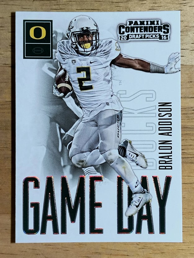2016 Panini Contenders Draft Picks Game Day Tickets #34 Bralon Addison
