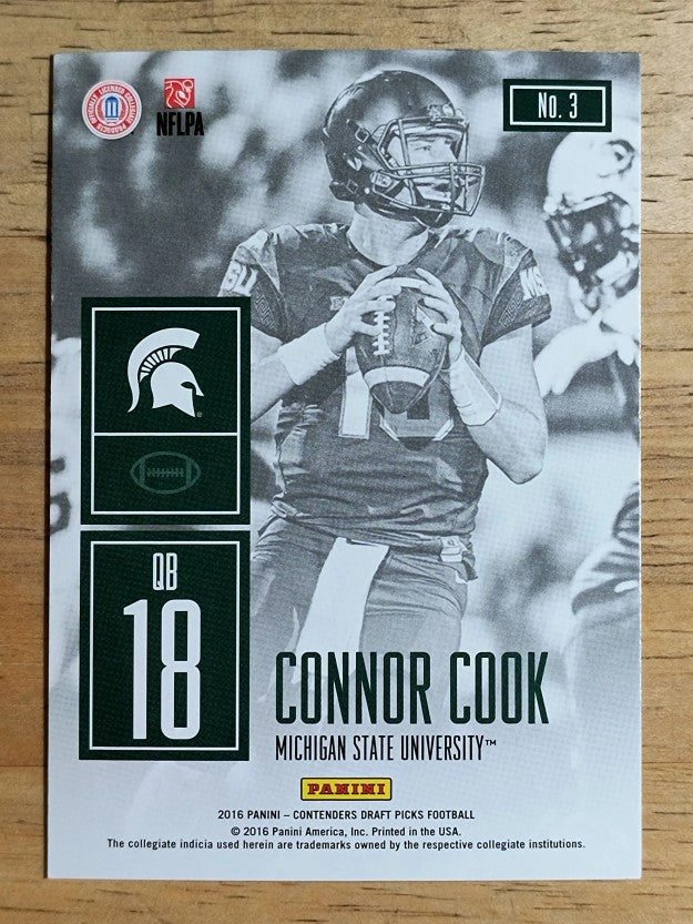 2016 Panini Contenders Draft Picks Game Day Tickets #3 Connor Cook