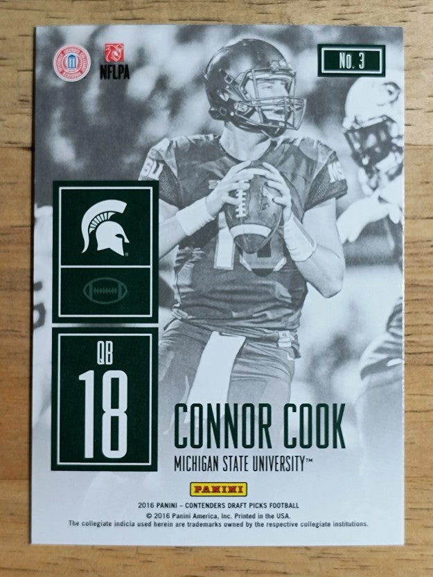 2016 Panini Contenders Draft Picks Game Day Tickets #3 Connor Cook