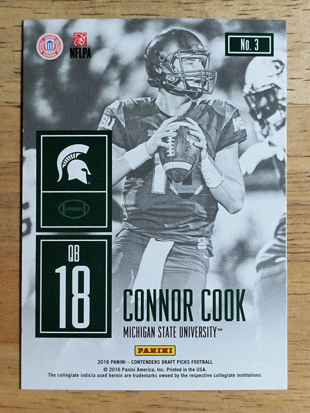 2016 Panini Contenders Draft Picks Game Day Tickets #3 Connor Cook