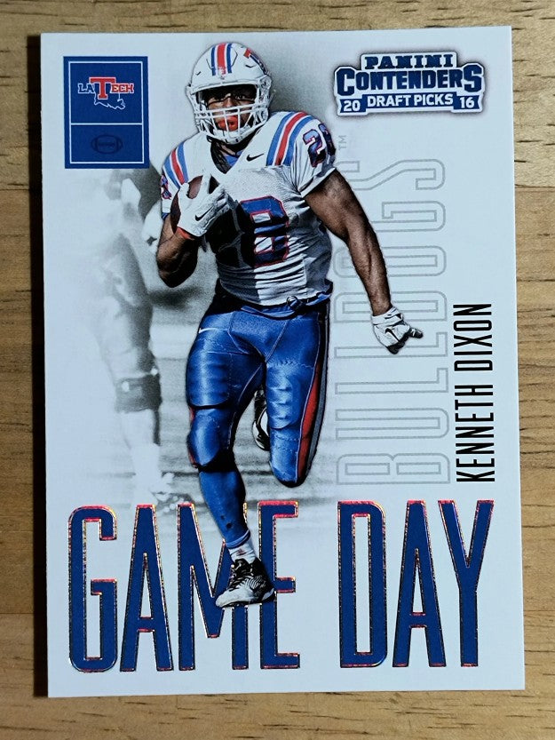 2016 Panini Contenders Draft Picks Game Day Tickets #36 Kenneth Dixon