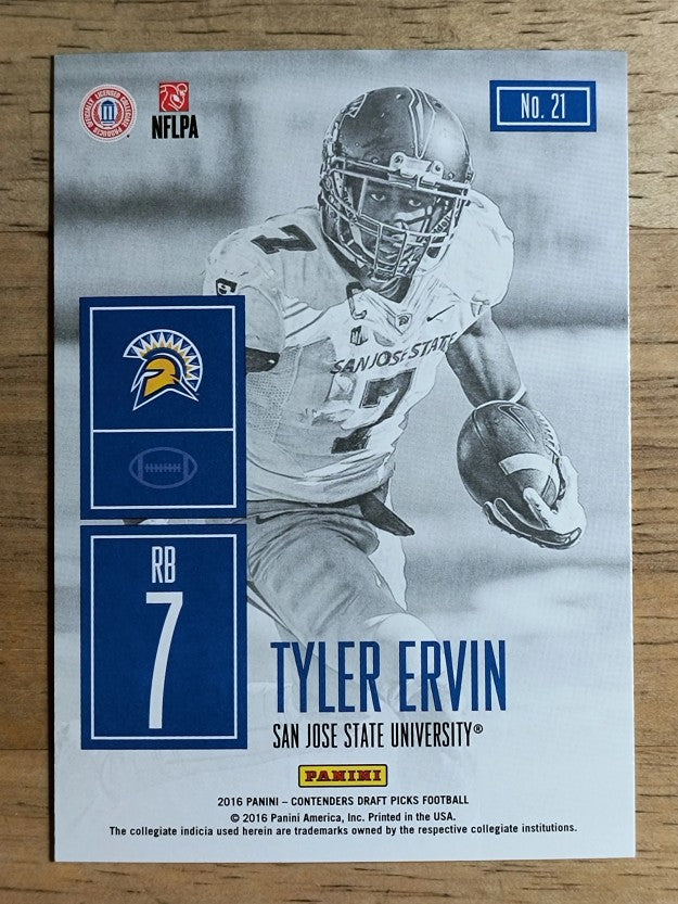 2016 Panini Contenders Draft Picks Game Day Tickets #21 Tyler Ervin
