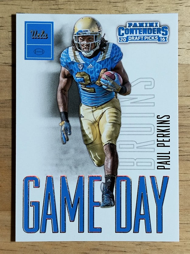 2016 Panini Contenders Draft Picks Game Day Tickets #17 Paul Perkins