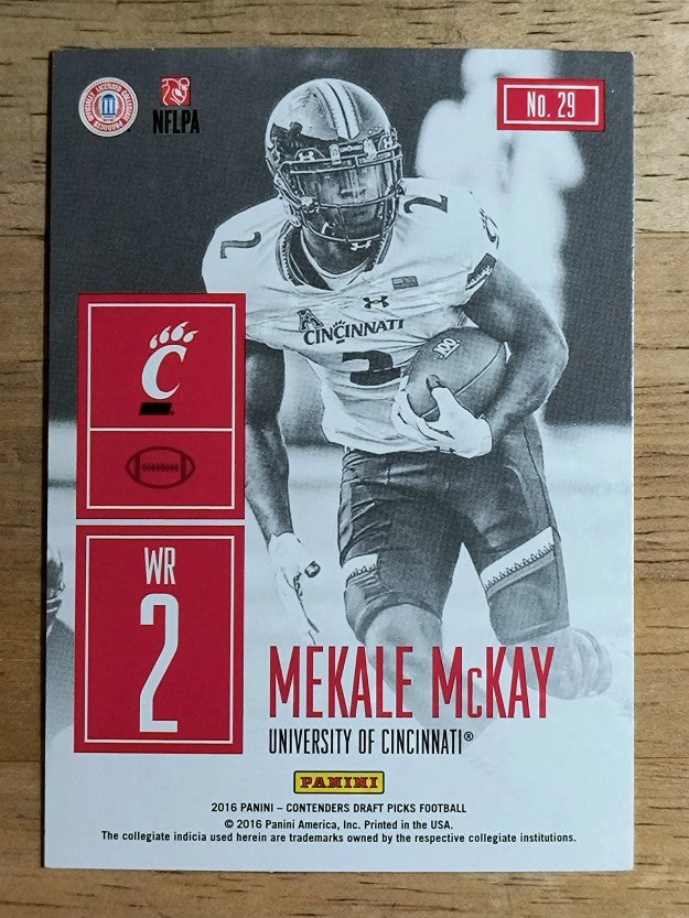 2016 Panini Contenders Draft Picks Game Day Tickets #29 Mekale McKay
