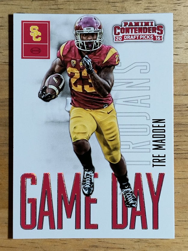 2016 Panini Contenders Draft Picks Game Day Tickets #31 Tre Madden