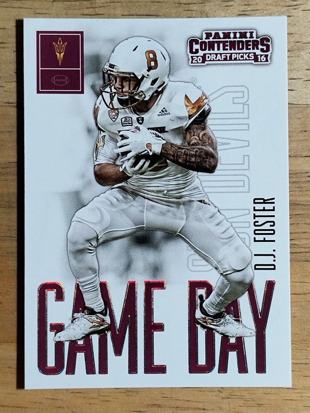2016 Panini Contenders Draft Picks Game Day Tickets #43 D.J. Foster