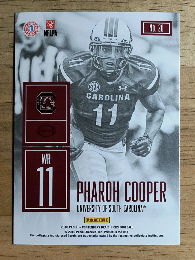 2016 Panini Contenders Draft Picks Game Day Tickets #20 Pharoh Cooper