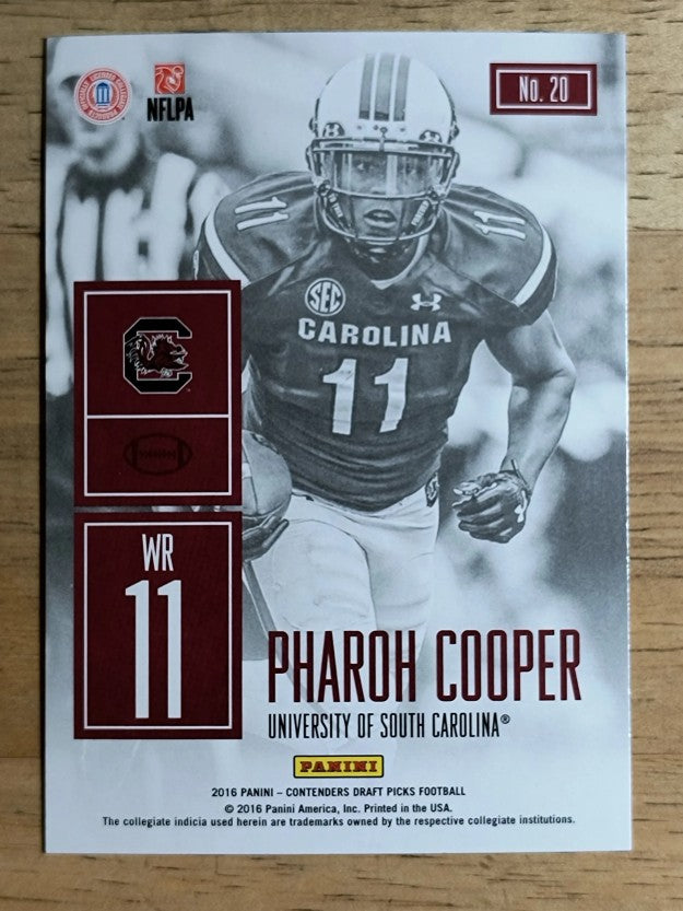 2016 Panini Contenders Draft Picks Game Day Tickets #20 Pharoh Cooper